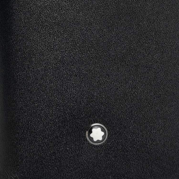 Pre Owned Montblanc Meisterstuck Black Leather Card Case