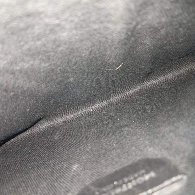 Pre Owned Montblanc Black Canvas clutch