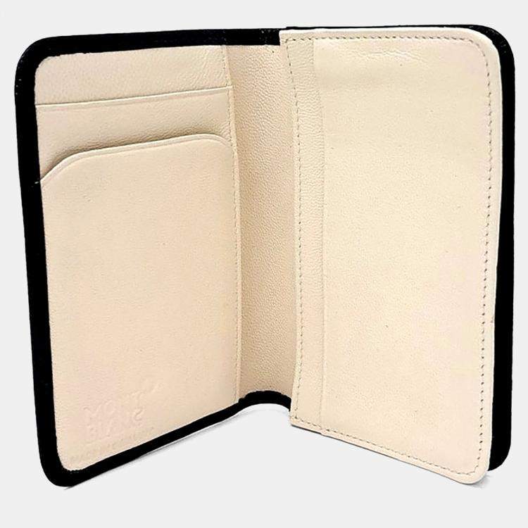 Pre Owned Montblanc Black Leather card wallet