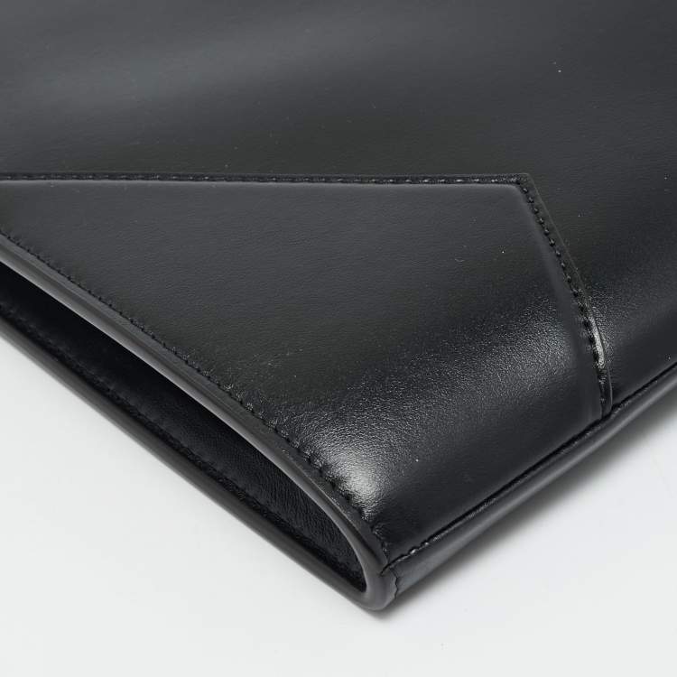Pre Owned Montblanc Meisterstück Black Leather Portfolio Pouch