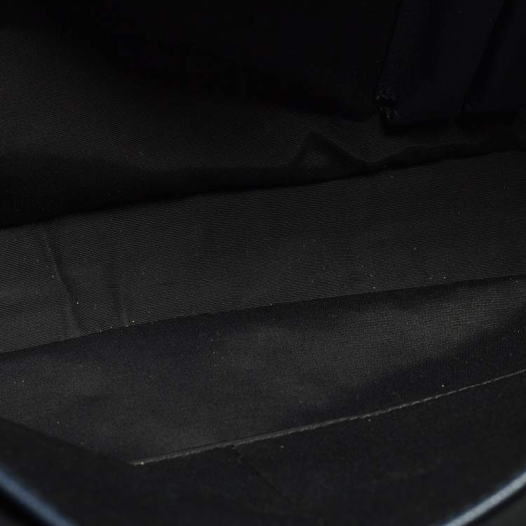 Pre Owned Montblanc Sartorial Navy Blue Leather Document Briefcase