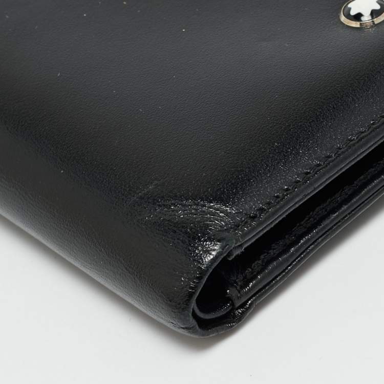 مملوكة مسبقًا Montblanc Meisterstuck Black Leather 12CC Bifold Wallet