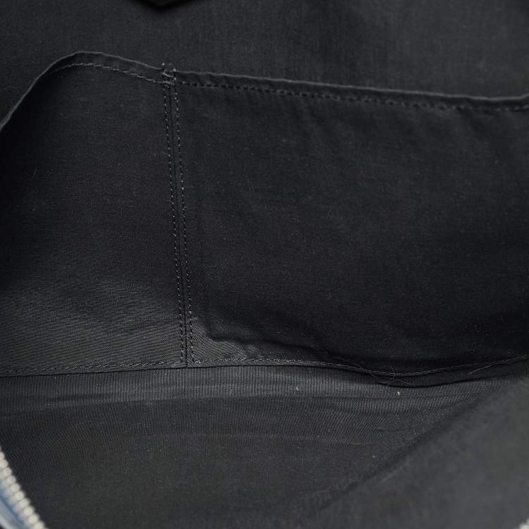 Pre Owned Montblanc Sartorial Navy Blue Leather Portfolio Pouch