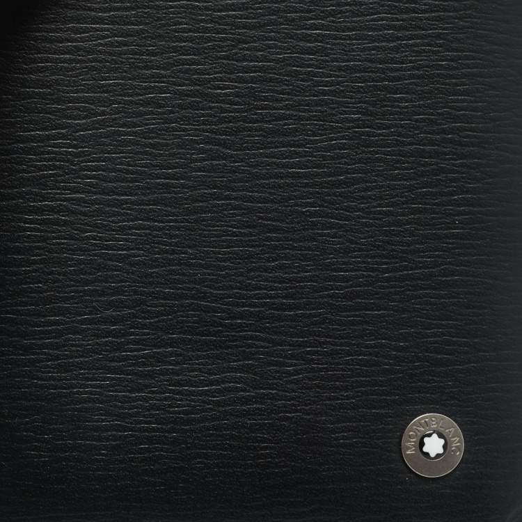 Pre Owned Montblanc 4810 Westside Black Leather Business Card Holder