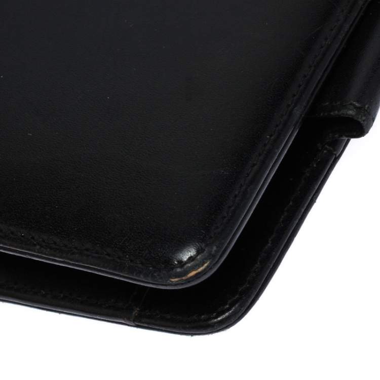 Pre Owned Montblanc Black Leather Meisterstuck Agenda Organizer