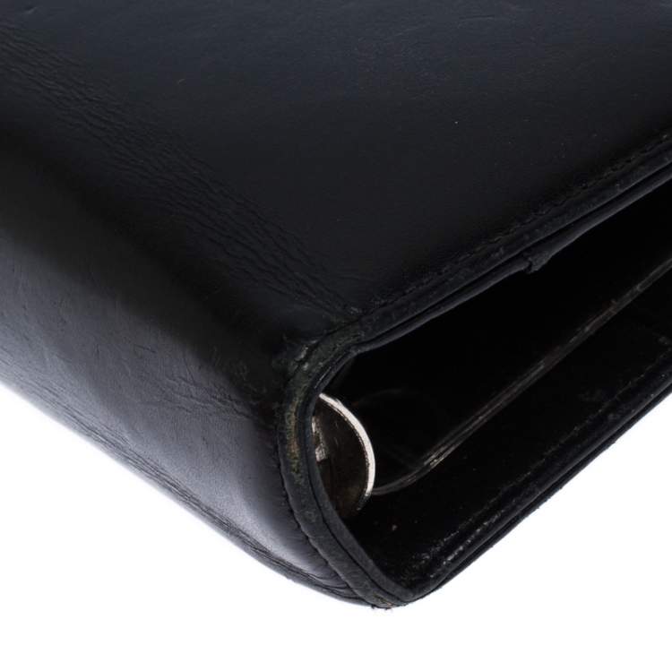 Pre Owned Montblanc Black Leather Meisterstuck Agenda Organizer
