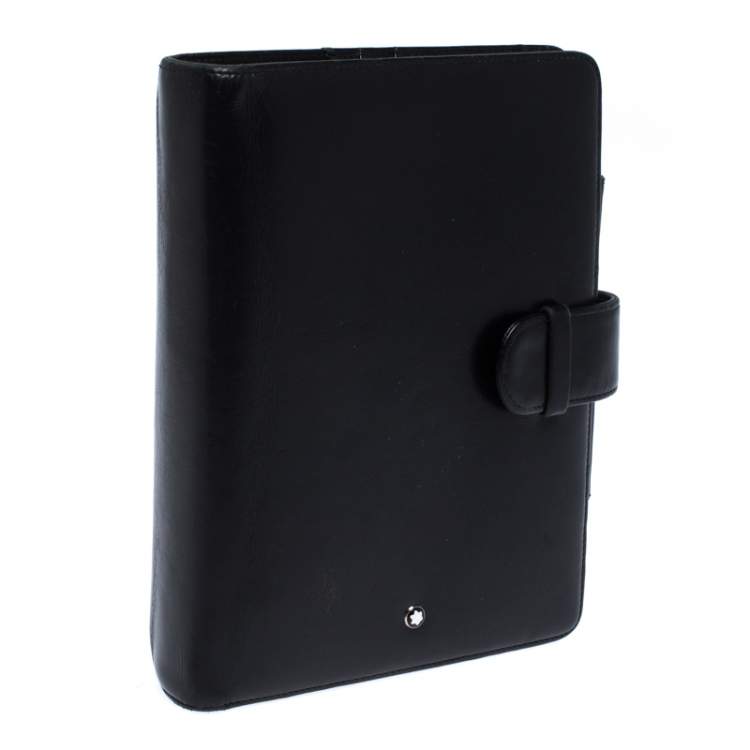 Pre Owned Montblanc Black Leather Meisterstuck Agenda Organizer