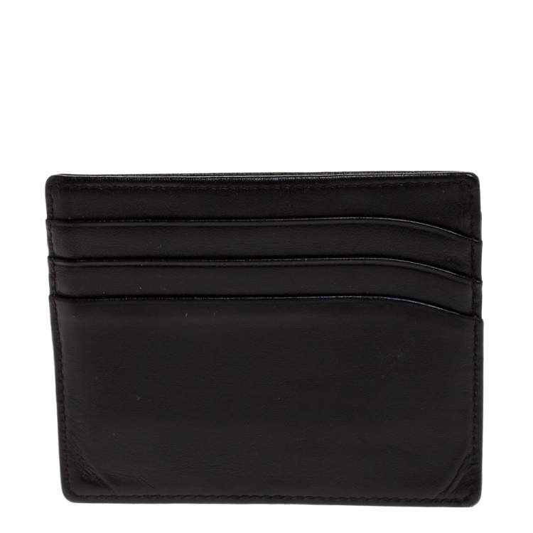 مملوكة مسبقًا Montblanc Black Leather Meisterstuck Card Holder 6CC