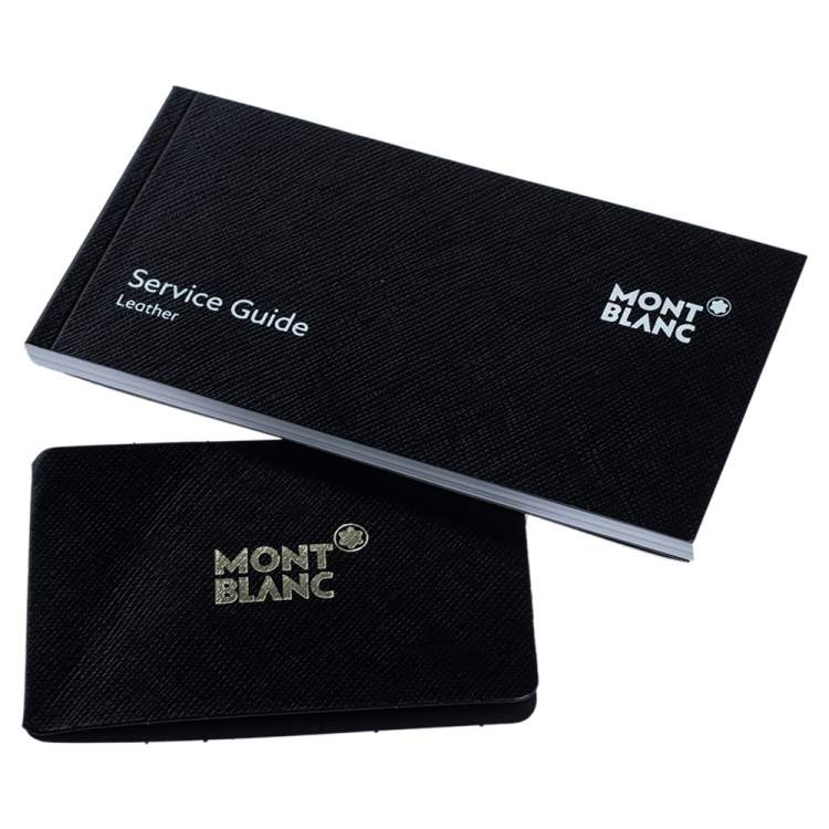 Pre Owned Montblanc Black Nylon and Leather Nightflight Carry-on Weekend Trolley 