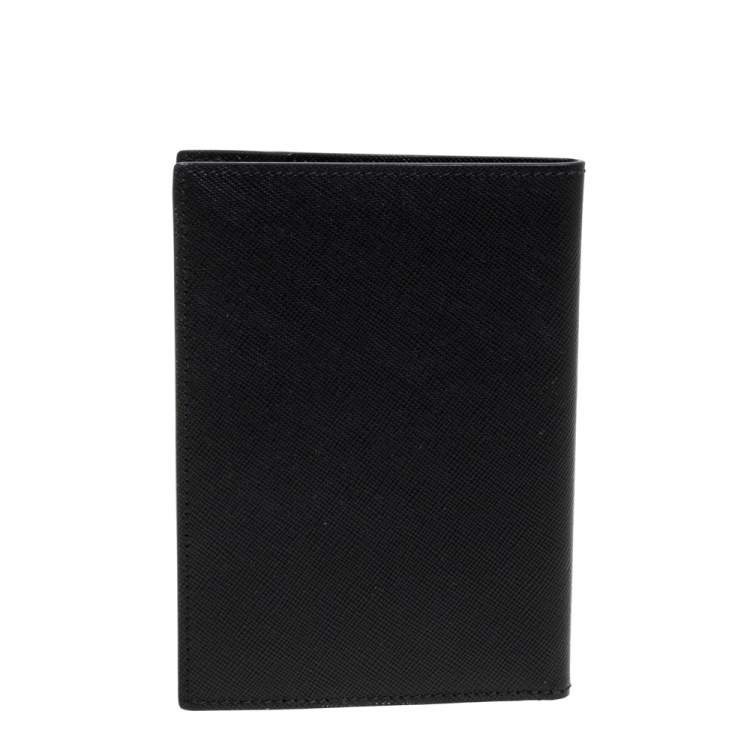 Pre Owned Montblanc Black Leather Meisterstuck Passport Holder
