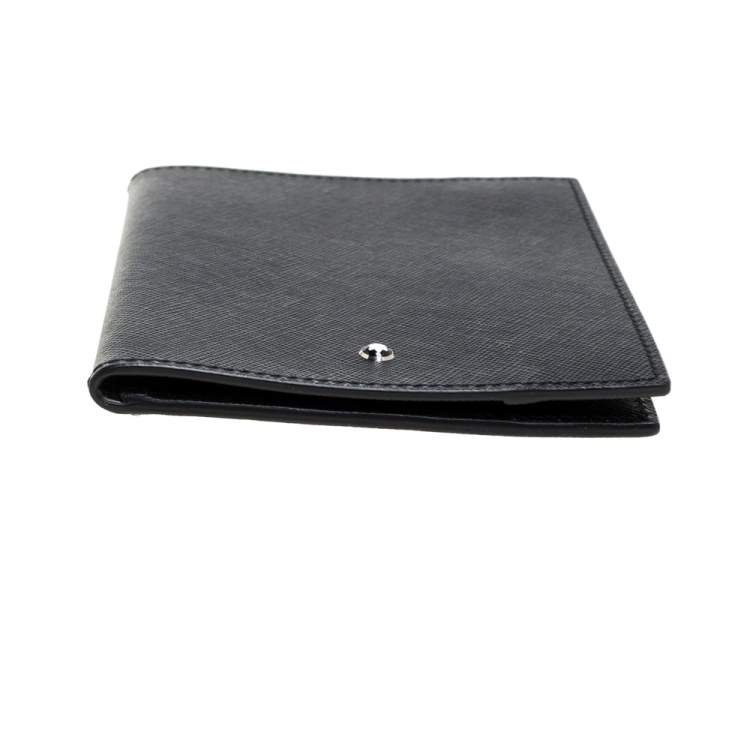 Pre Owned Montblanc Black Leather Meisterstuck Passport Holder