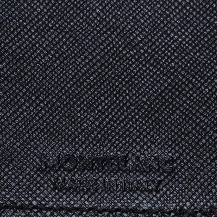 Pre Owned Montblanc Black Leather Meisterstuck Passport Holder