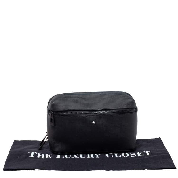 Pre Owned Montblanc Black Leather Extreme 2.0 Clutch