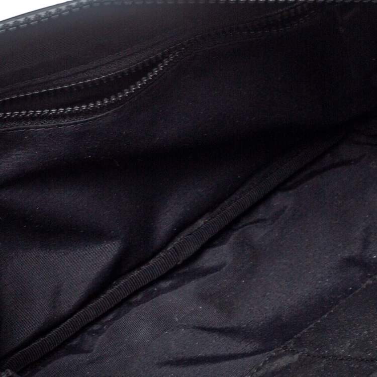 Pre Owned Montblanc Black Leather Extreme 2.0 Clutch
