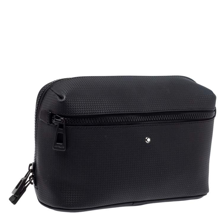 Pre Owned Montblanc Black Leather Extreme 2.0 Clutch