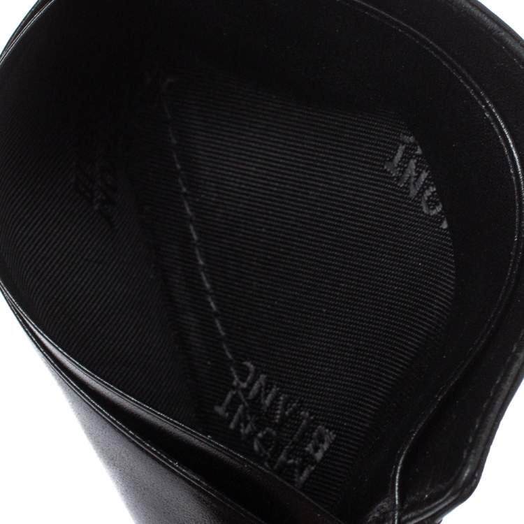 Pre Owned Montblanc Black Leather Meisterstuck Card Holder 6CC