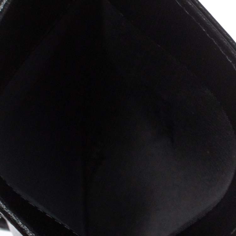Pre Owned Montblanc Black Leather Sartorial Pocket 4cc with ID Card Holder