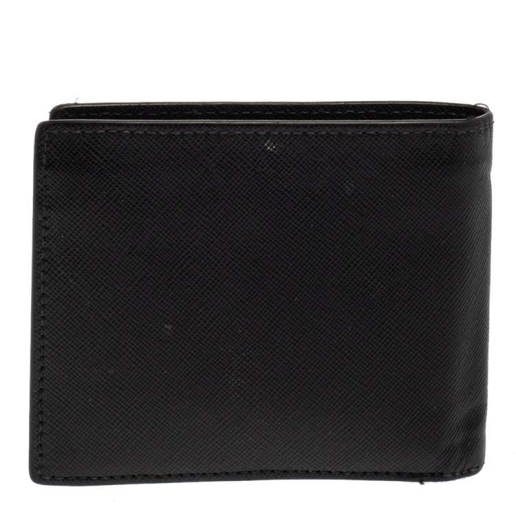 Pre Owned Montblanc Black Sartorial Leather Bifold Wallet