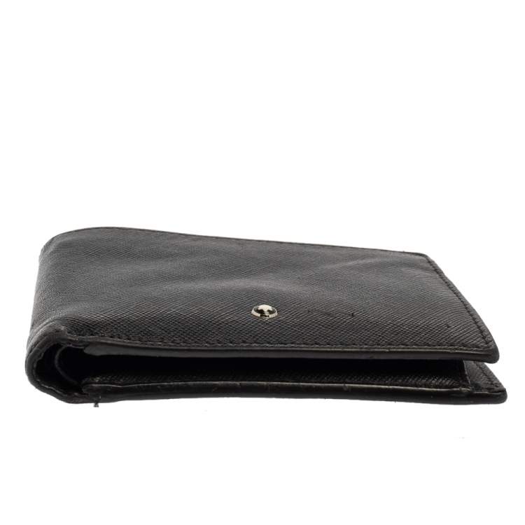 Pre Owned Montblanc Black Sartorial Leather Bifold Wallet