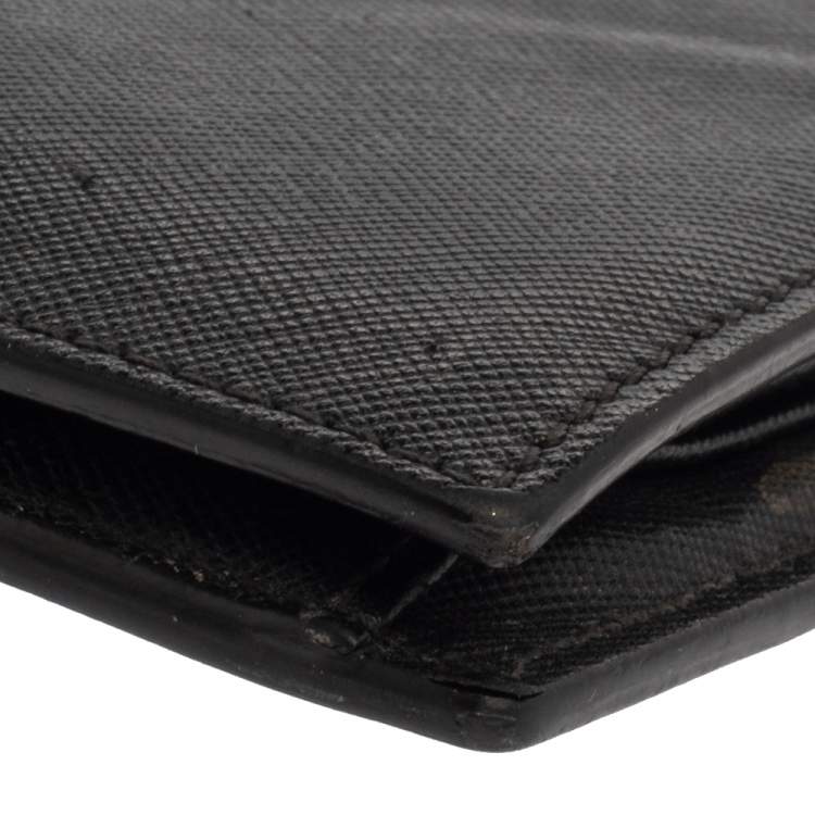 Pre Owned Montblanc Black Sartorial Leather Bifold Wallet