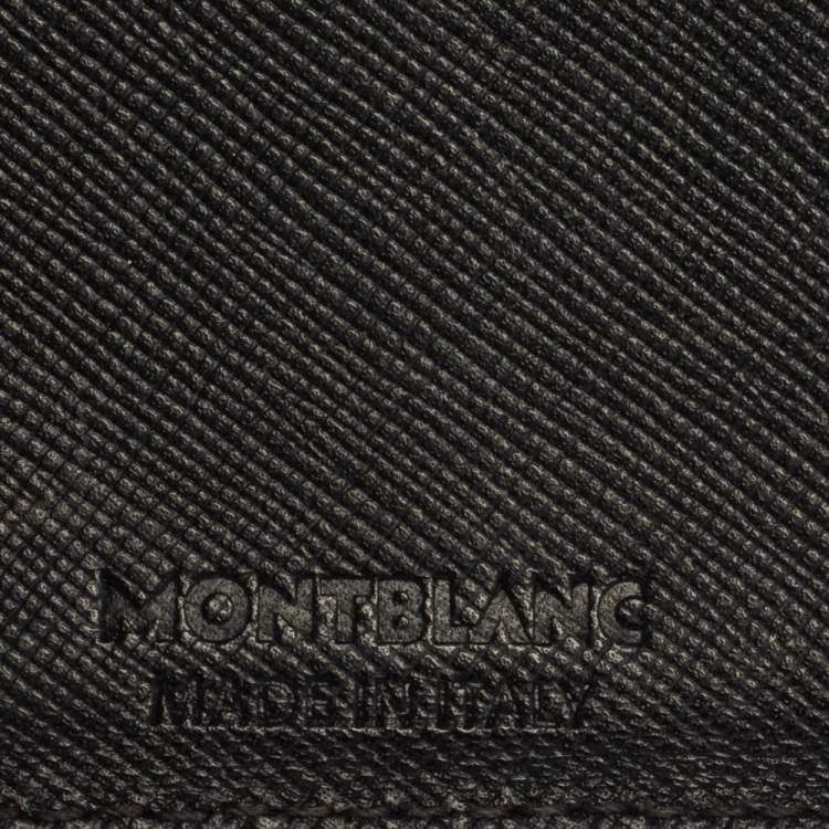 Pre Owned Montblanc Black Sartorial Leather Bifold Wallet