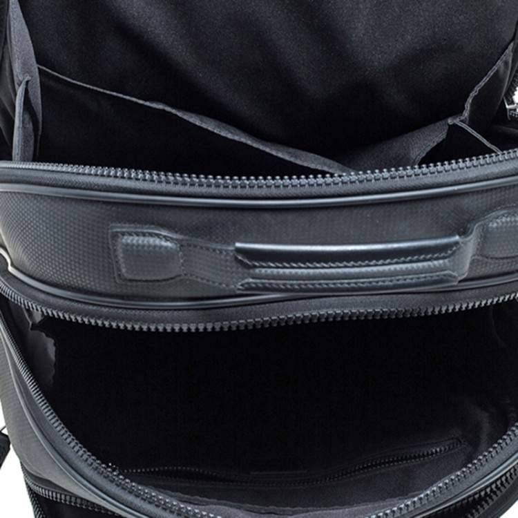 Pre Owned Montblanc Black Leather Large Extreme Backpack