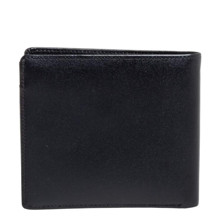 مملوكة مسبقًا Montblanc Black Leather Meisterstuck Bifold Wallet