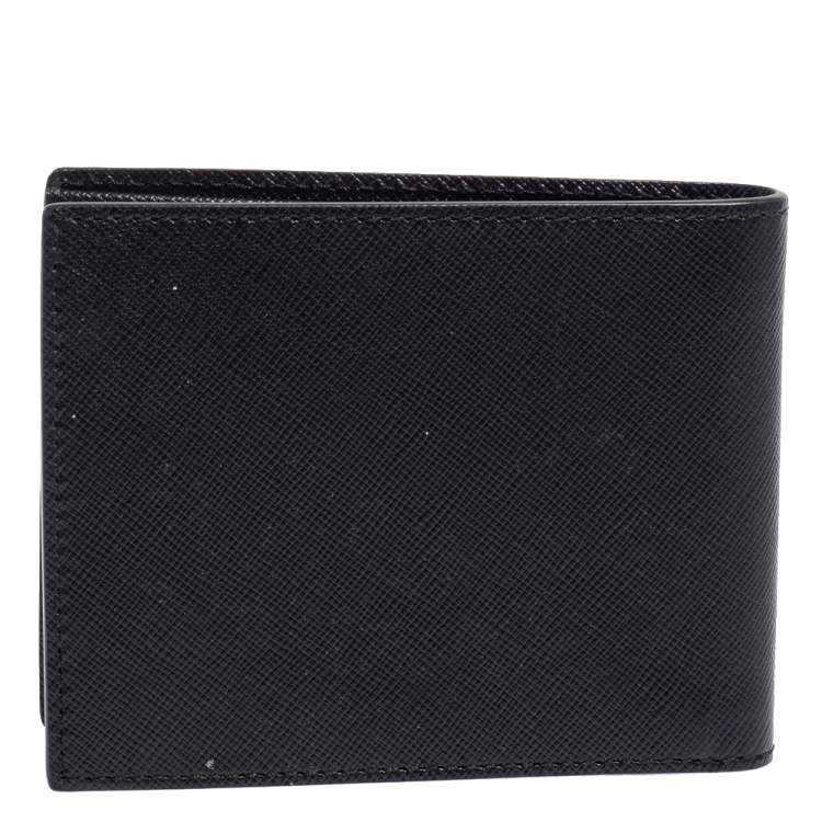 مملوكة مسبقًا Montblanc Black Leather Sartorial 6CC Bifold Wallet  