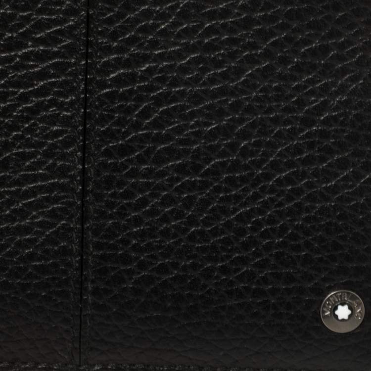 مملوكة مسبقًا Montblanc Black Leather Bifold Wallet  