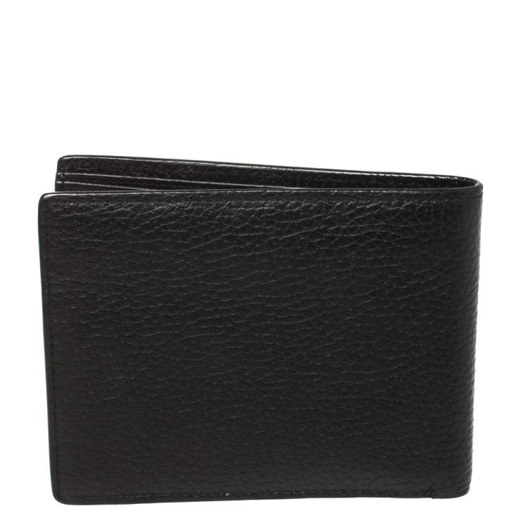 مملوكة مسبقًا Montblanc Black Leather Bifold Wallet  