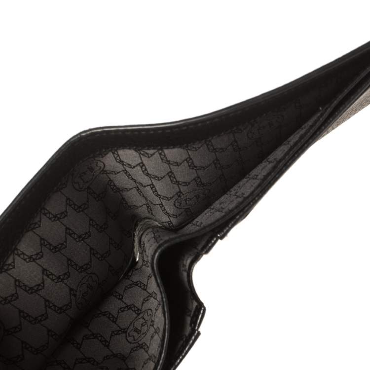 مملوكة مسبقًا Montblanc Black Leather Bifold Wallet  