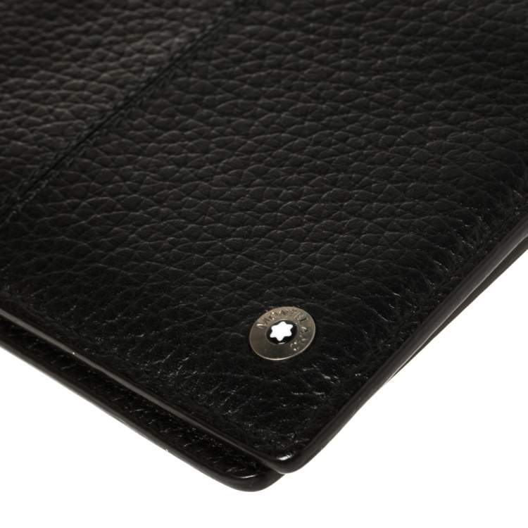 مملوكة مسبقًا Montblanc Black Leather Bifold Wallet  
