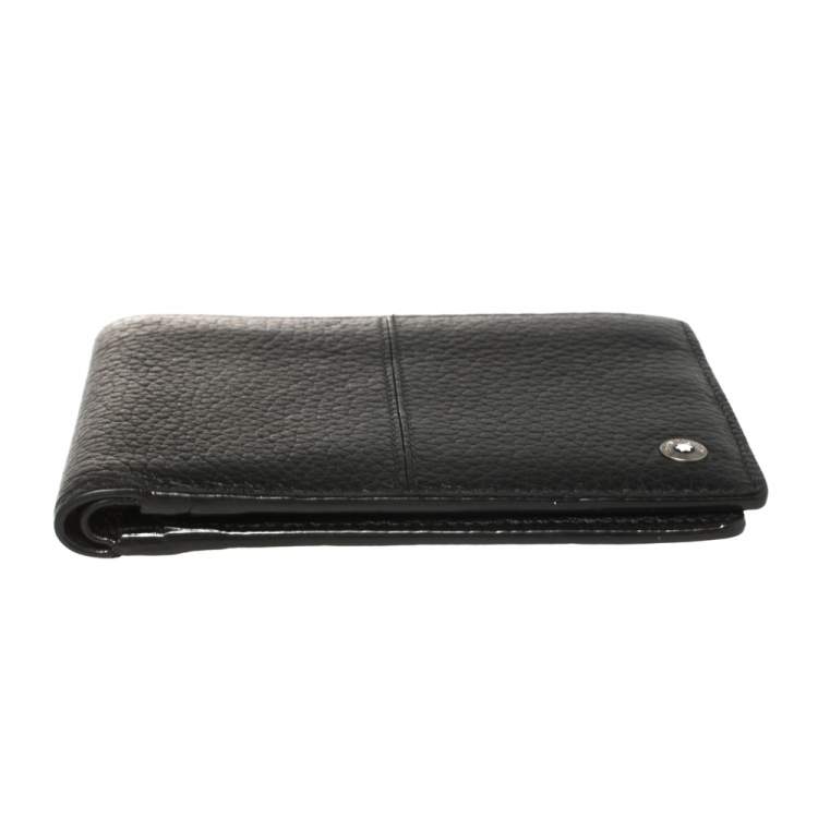 مملوكة مسبقًا Montblanc Black Leather Bifold Wallet  