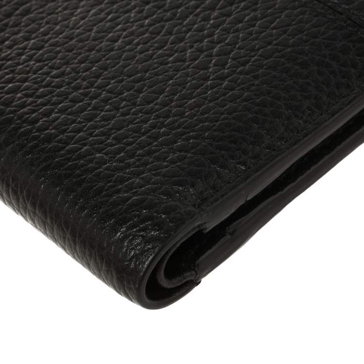 مملوكة مسبقًا Montblanc Black Leather Bifold Wallet  
