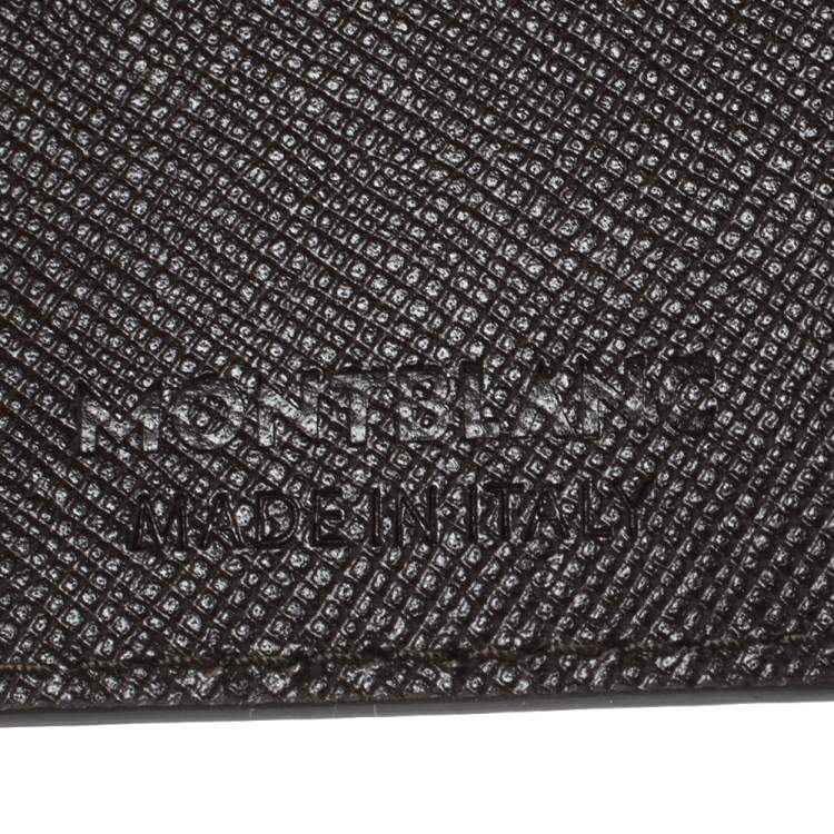 مملوكة مسبقًا Montblanc Dark Brown Sartorial Leather Business Card Holder