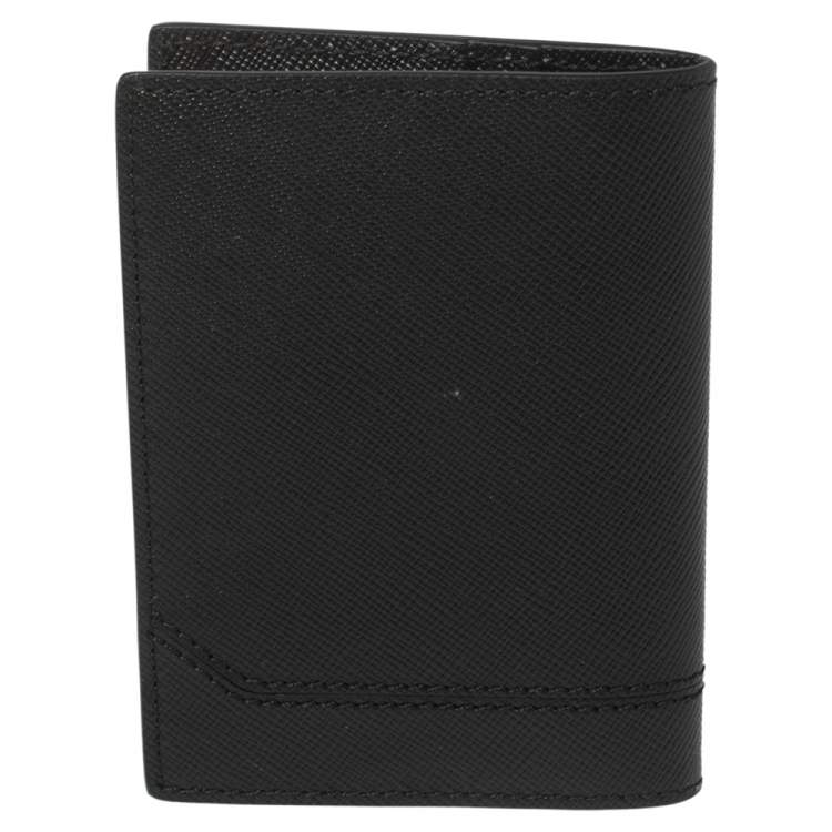 Pre Owned Montblanc Black Leather Card Holder