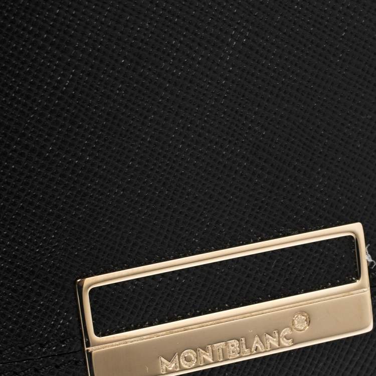 Pre Owned Montblanc Black Leather Card Holder