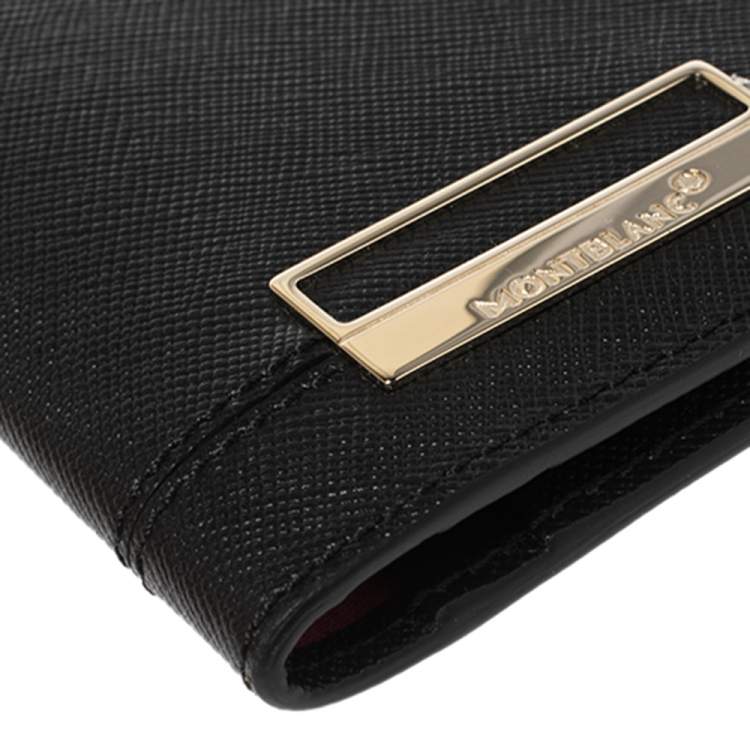 Pre Owned Montblanc Black Leather Card Holder
