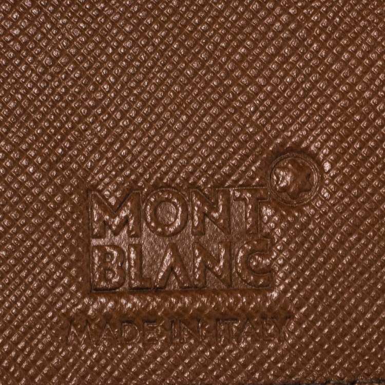 مملوكة مسبقًا Montblanc Brown Leather Meisterstuck Bifold Wallet