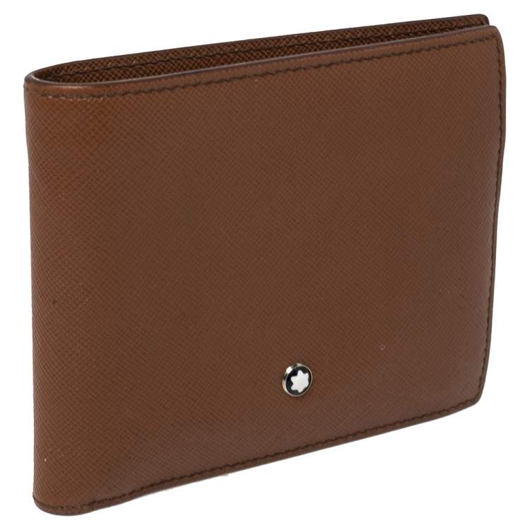 مملوكة مسبقًا Montblanc Brown Leather Meisterstuck Bifold Wallet