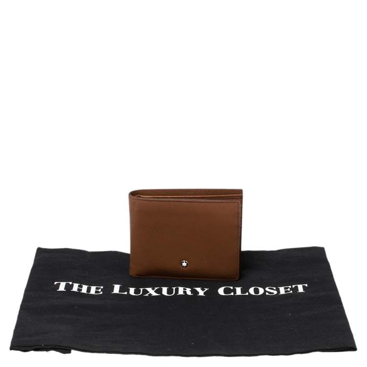 مملوكة مسبقًا Montblanc Brown Leather Meisterstuck Bifold Wallet