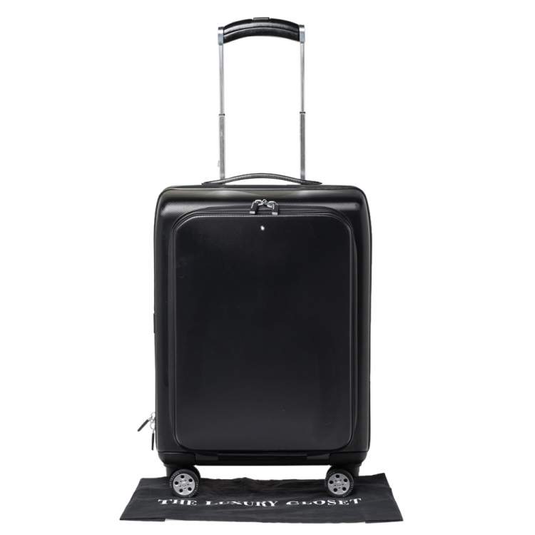 Montblanc Black Polycarbonate Nightflight Trolley Luggage Montblanc ...