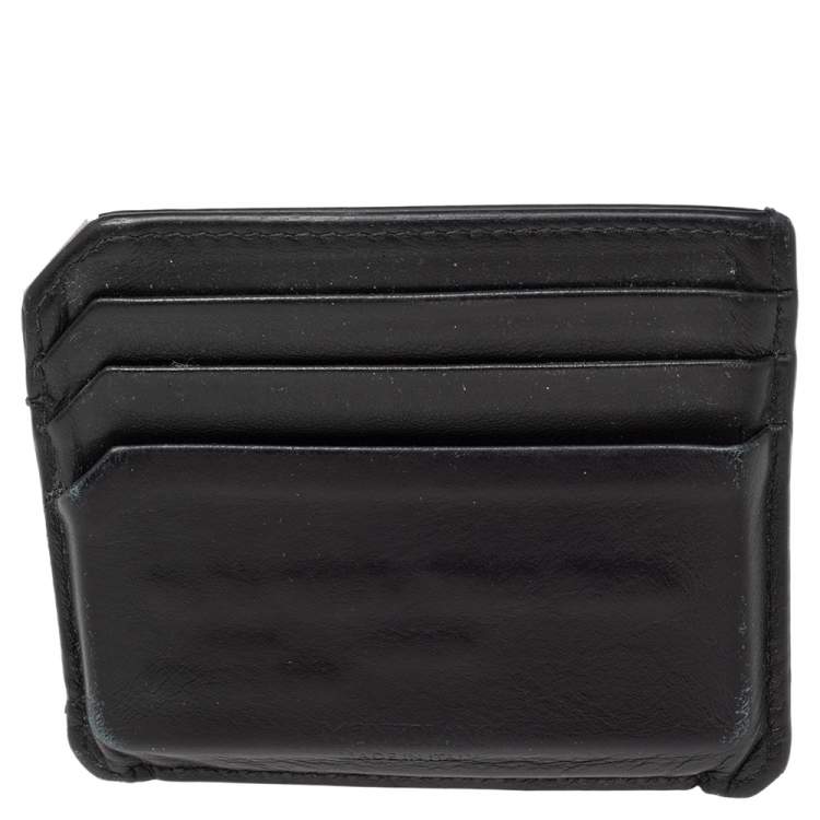 مملوكة مسبقًا Montblanc Black Leather Urban 6CC Card Holder 