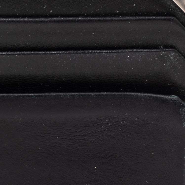 مملوكة مسبقًا Montblanc Black Leather Urban 6CC Card Holder 