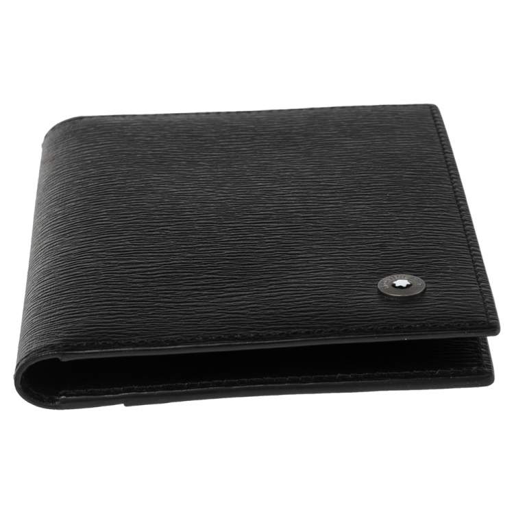 مملوكة مسبقًا Montblanc Black Leather Card Holder