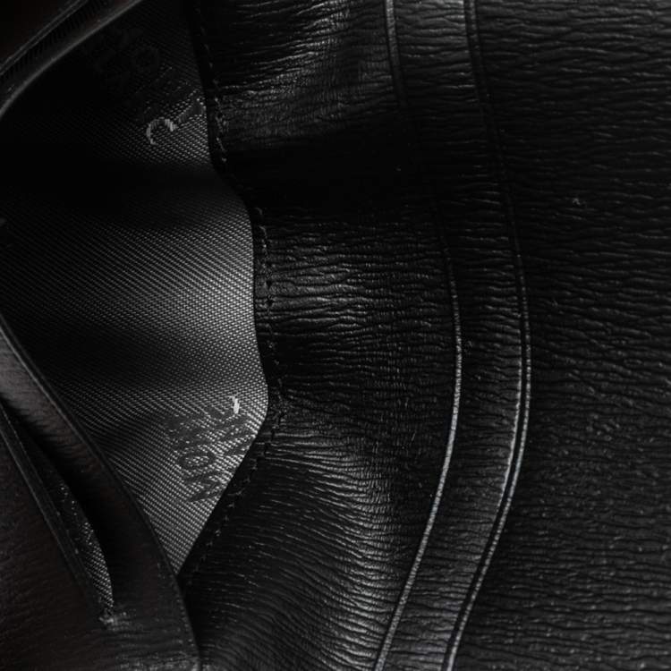 مملوكة مسبقًا Montblanc Black Leather Card Holder
