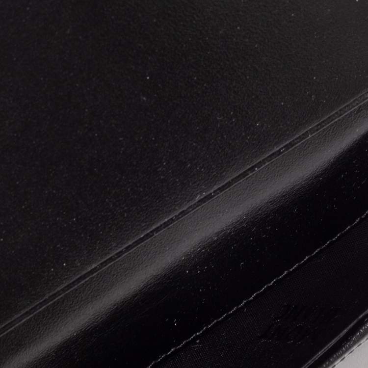 Pre Owned Montblanc Black Leather Meisterstuck Business Card Holder
