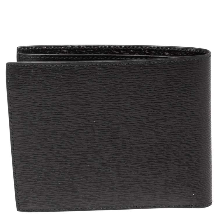 Pre Owned Montblanc Black Leather Westside 8CC Bifold Wallet