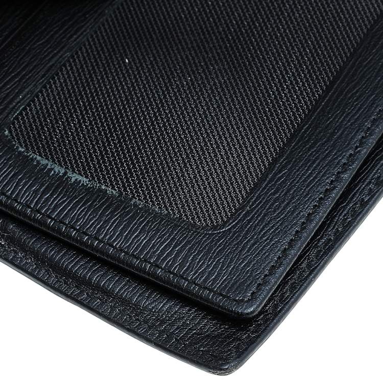 مملوكة مسبقًا Montblanc Black Leather Westside Bifold Wallet 