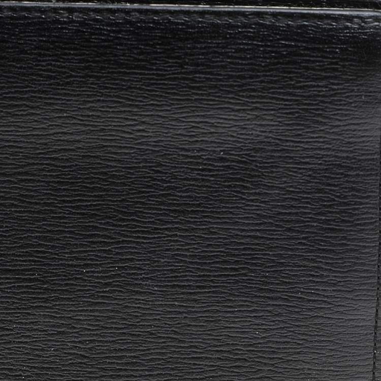 مملوكة مسبقًا Montblanc Black Leather Westside Bifold Wallet 